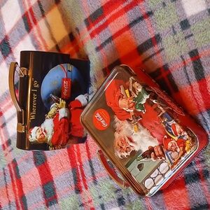 Coca-Cola Santa Lunchbox and Tray Collection